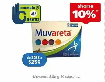 Farmacia San Pablo Muvareta 8.0mg 60 cápsulas oferta