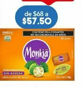 Farmacia San Pablo Monkia edulcorante fruta del monje 60g 60 sobres. oferta