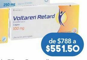 Farmacia San Pablo Voltaren retard 100mg 20 grageas oferta