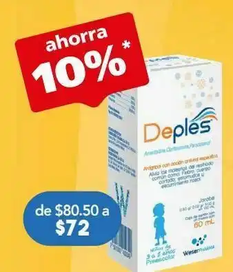 Farmacia San Pablo Deples jarabe 0.5/0.02/3g 60ml oferta