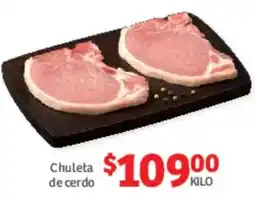 Soriana Híper Chuleta de cerdo oferta