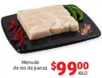 Soriana Híper Menudo de res de panza oferta