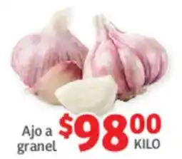Soriana Híper Ajo a granel oferta