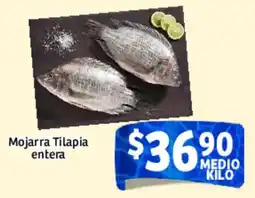 Soriana Mercado Mojarra Tilapia entera oferta