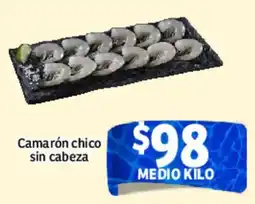 Soriana Mercado Camarón chico sin cabeza oferta