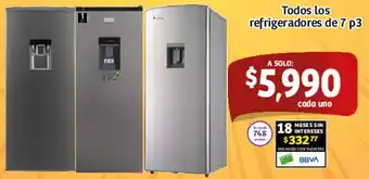 Soriana Mercado Todos los refrigeradores de 7 p3 oferta