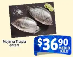 Soriana Mercado Mojarra tilapia entera oferta