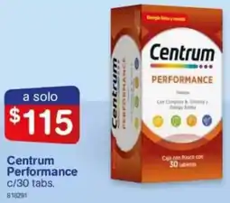 Farmacias Benavides Centrum performance oferta