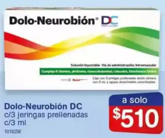 Farmacias Benavides Dolo-Neurobión DC oferta