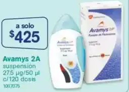 Farmacias Benavides Avamys 2A suspensión oferta