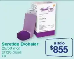 Farmacias Benavides Evohaler seretide oferta