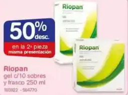 Farmacias Benavides Riopan gel oferta