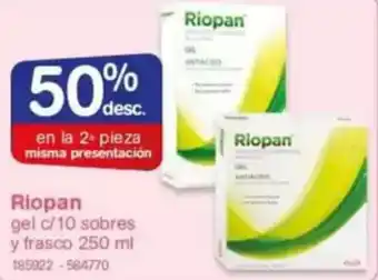 Farmacias Benavides Riopan gel oferta