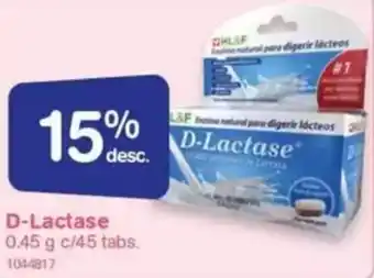 Farmacias Benavides D-Lactase oferta