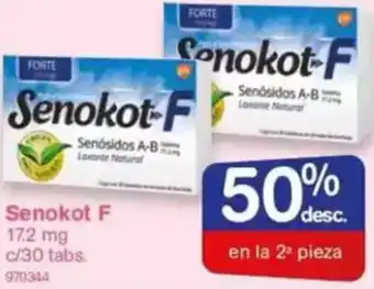 Farmacias Benavides Senokot F oferta