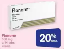Farmacias Benavides Flonorm oferta