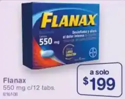 Farmacias Benavides Flanax oferta