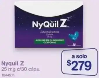 Farmacias Benavides Nyquil Z oferta