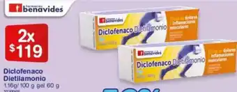 Farmacias Benavides Diclofenaco dietilamonio oferta