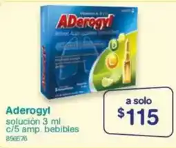 Farmacias Benavides Aderogyl solución oferta