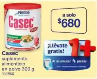 Farmacias Benavides Casec suplemento alimenticio en polvo oferta