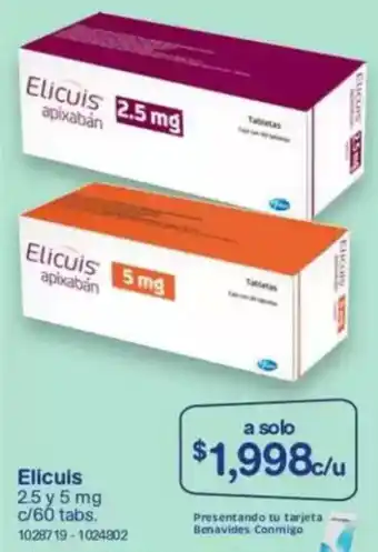 Farmacias Benavides Elicuis oferta