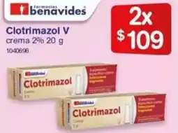 Farmacias Benavides Clotrimazol v crema 2% oferta