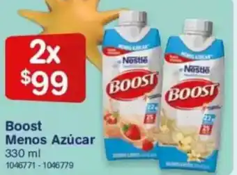 Farmacias Benavides Boost menos azúcar oferta