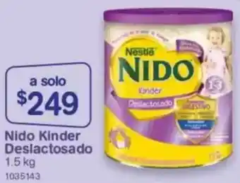 Farmacias Benavides Nido kinder deslactosado oferta