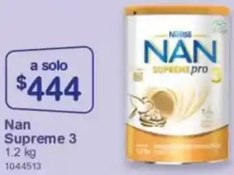 Farmacias Benavides Nan supreme 3 oferta