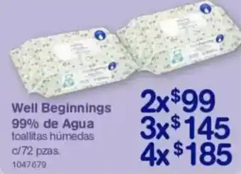 Farmacias Benavides Well beginnings oferta