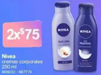 Farmacias Benavides Nivea cremas corporales oferta