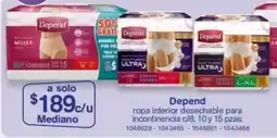 Farmacias Benavides Depend oferta