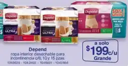 Farmacias Benavides Depend oferta