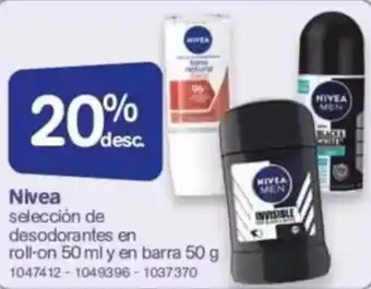 Farmacias Benavides Nivea oferta