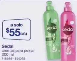 Farmacias Benavides Sedal cremas para peinar oferta