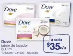 Farmacias Benavides Dove jabón de tocador oferta