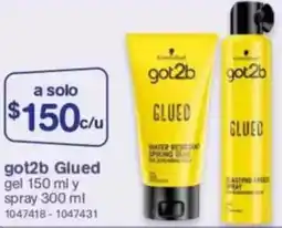 Farmacias Benavides got2b Glued gel oferta