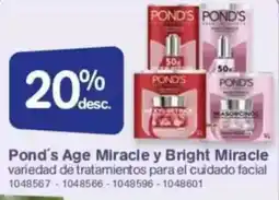 Farmacias Benavides Pond's age miracle y bright miracle oferta