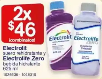 Farmacias Benavides Electrolit oferta