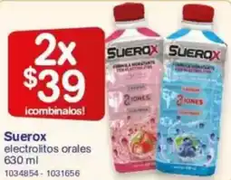 Farmacias Benavides Suerox electrolitos orales oferta