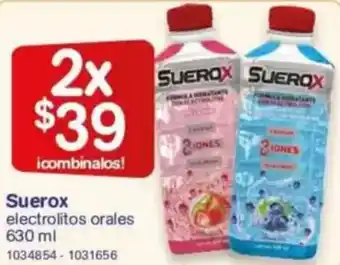 Farmacias Benavides Suerox electrolitos orales oferta