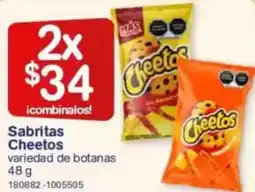 Farmacias Benavides Sabritas cheetos oferta