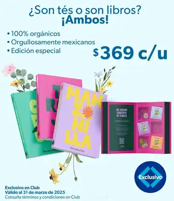 Sam's Club ¿son tés o son libros? ¡ambos! oferta