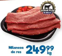 S-Mart Milanesa de res oferta