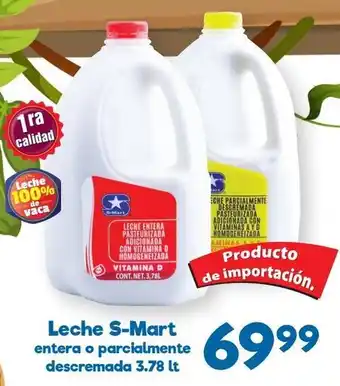 S-Mart S-Mart leche oferta