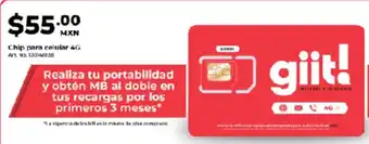 Office Depot Chip para celular 4G oferta