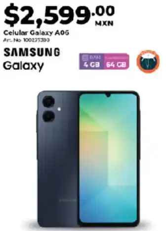 Office Depot Samsung galaxy celular A06 oferta