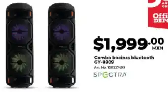 Office Depot Combo bocinas bluetooth oferta