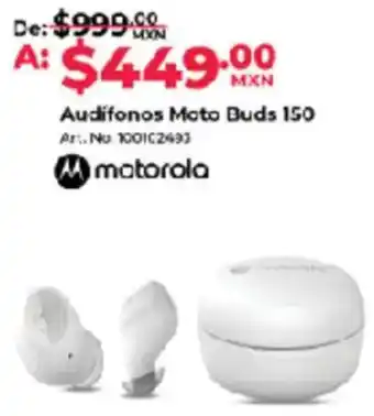 Office Depot Matorola audífonos moto buds 150 oferta